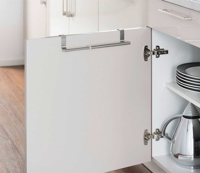 Umeras prosoape reglabile WENKO, mâner pentru agățat pe ușa dulapului și sertare