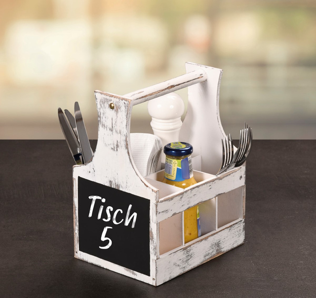 Recipient pentru tacâmuri și condimente