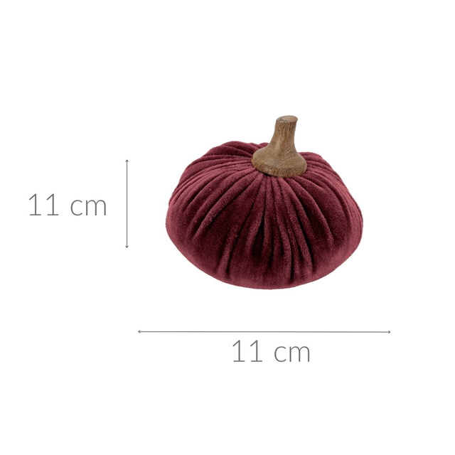 Dovleac artificial, decor tesatura, 10 x 11 cm