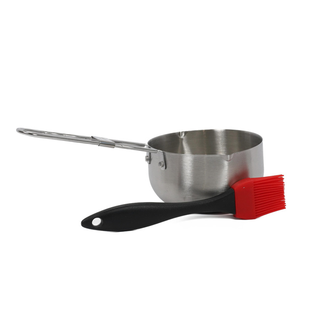 Cratita cu pensula pentru marinarea alimentelor, pentru sosuri