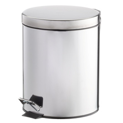 Cos cu capac, inox, 5 l