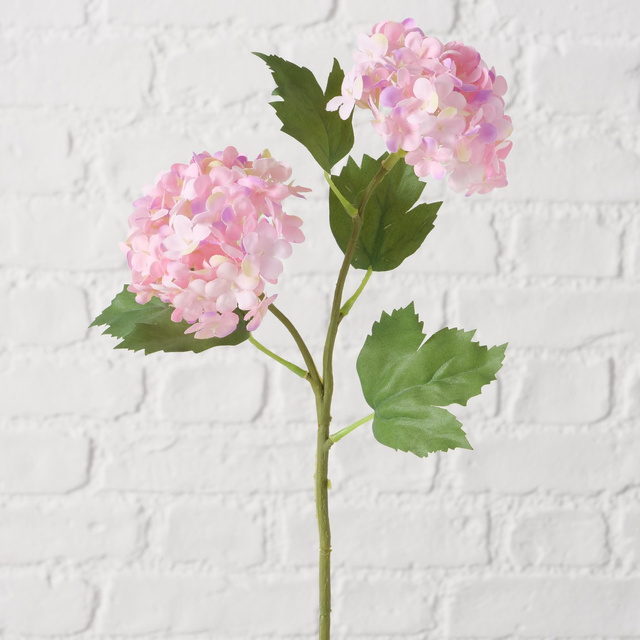 Hortensie artificială pe tulpină, 35 cm