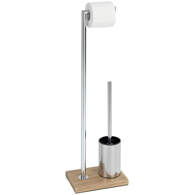 Suport perie WC si hârtie igienica Marla, 74x22x15 cm, Wenko