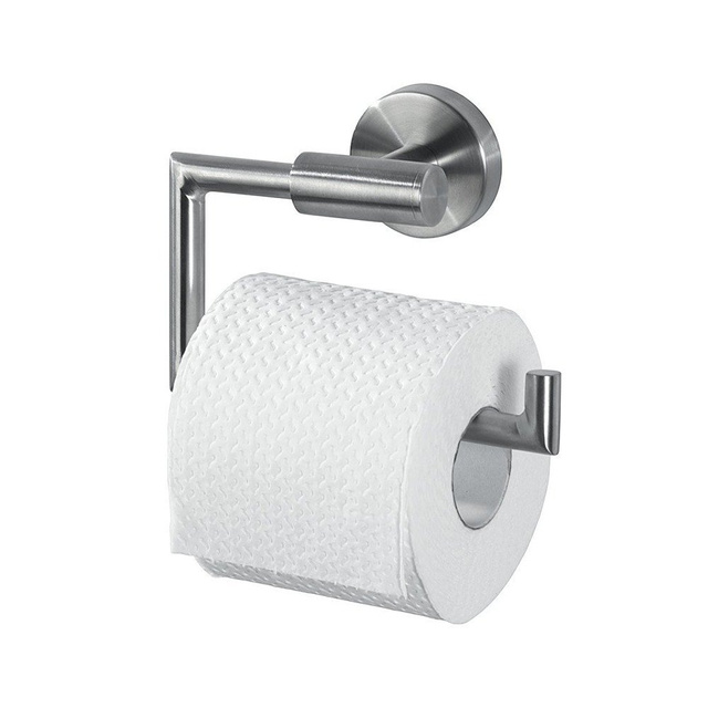 Suport pentru hârtie igienică BOSIO MATT - oțel inoxidabil, WENKO, argintiu mat.