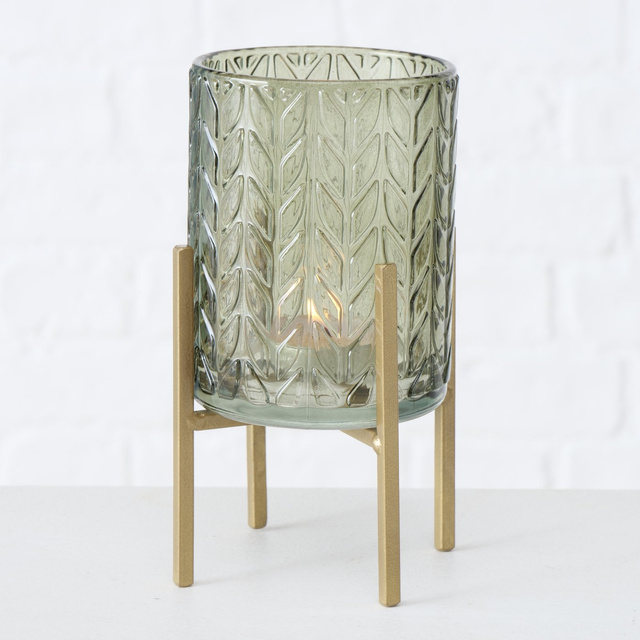 Suport
lumanare Bolito,
din sticla, 8 cm,
verde deschis