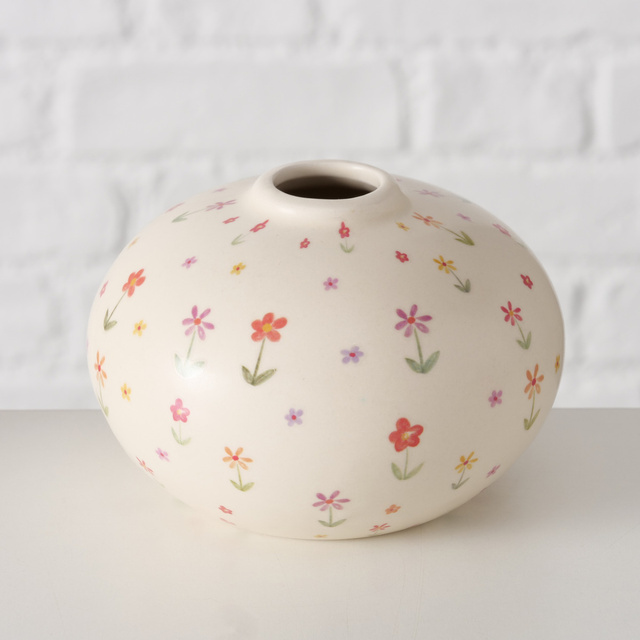 Vaza mica Blumi, model cu flori mici, inaltime 10 cm