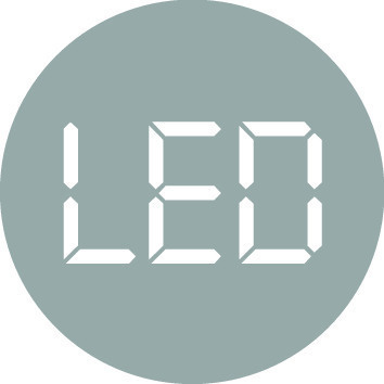 Oglinda cosmetica LED de perete LUMI, instalare fara gaurire