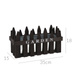 Ghiveci pentru flori sub forma unui gard, 35 x 15 x 18 cm