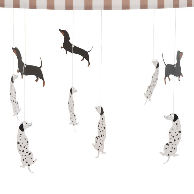 Lampa pentru camera copiilor SCOTT, căței, Ø 29 cm