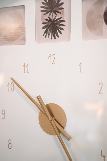 Ceas de perete cu colaj foto personalizat, Ø 76,5 cm