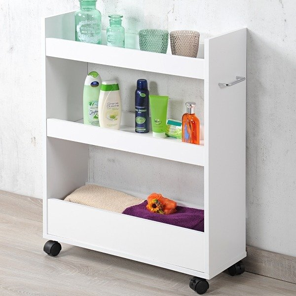 Raft de bucatarie, mobil pe roti, 3 niveluri, KESPER