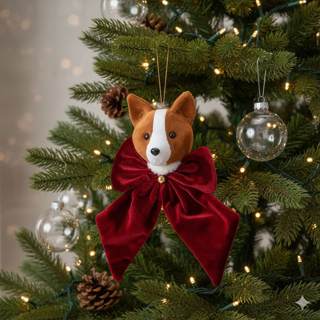 Fundă din catifea cu animal, 20 x 30 cm, model 2