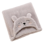 Hanorac cu gluga pentru copii Teddy, cu urechi, 70 x 100 cm