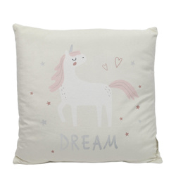 Perna decorativa cu unicorn, 40 x 40 cm