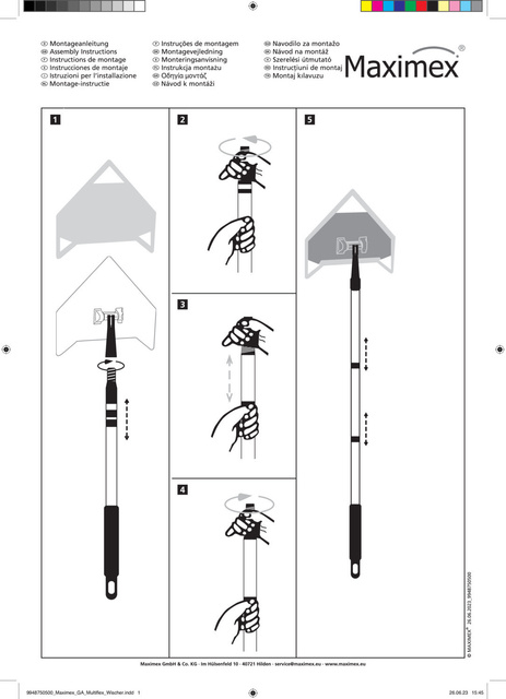 Mop multifunctional cu maner telescopic MULTIFLEX