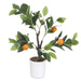 Pom tree decorativ portocaliu, 58 cm