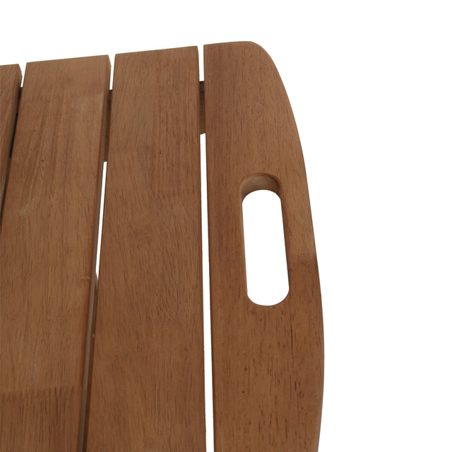 Gratar de gradina cu raft din lemn, BBQ