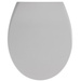 Capacul de toaletă SAMOS - Duroplast, cu cădere lentă, WENKO, gri deschis