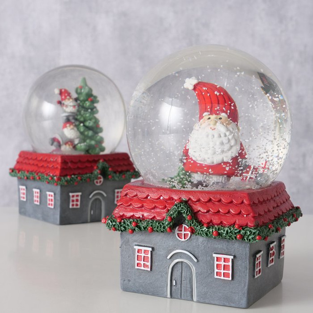 Glob de zăpadă cu căsuța MONTI, Ø10 cm