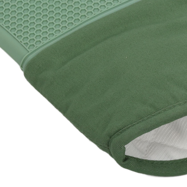 Mănușă de cuptor din silicon și bumbac