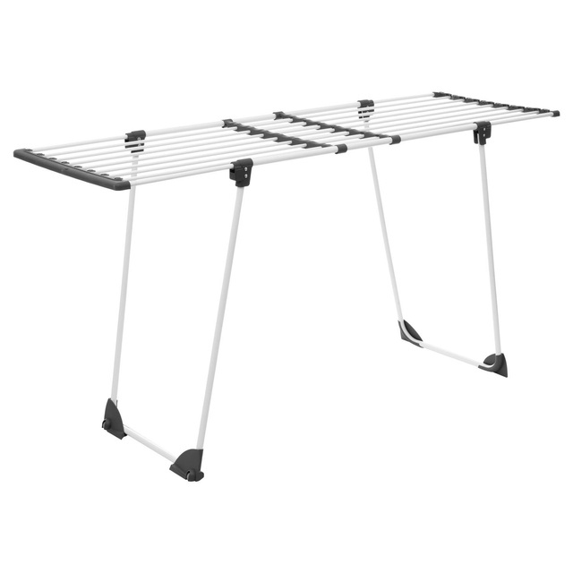 Uscător de rufe cu picioare Sinai, metal, pe roți, 180 cm