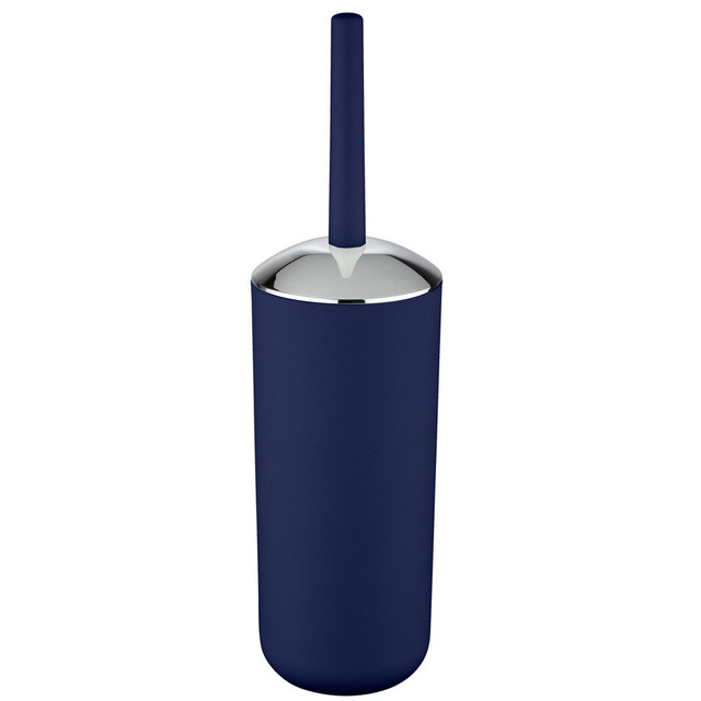 Recipient pentru perie BRASIL + perie WC, WENKO, albastru închis