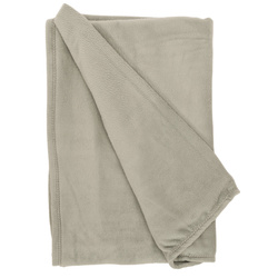 Pătură din pluș 180 x 220 cm, bej