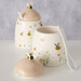 Recipient ceramic cu capac și linguriță HONEY, 445 ml
