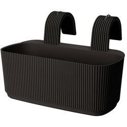 Ghiveci de flori, balcon, cu maner, 21 x 29 cm