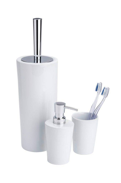 Recipient pentru perie CONI WHITE + perie WC, WENKO