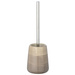 Recipient pentru perie POTTERY + perie WC, WENKO, bej
