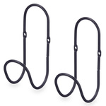 Suport pentru prosoape, 2 buc, 7 x 6 x 15,5 cm