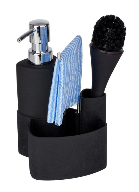 Set de bucătărie EMPIRE BLACK, 4 în 1, WENKO, negru