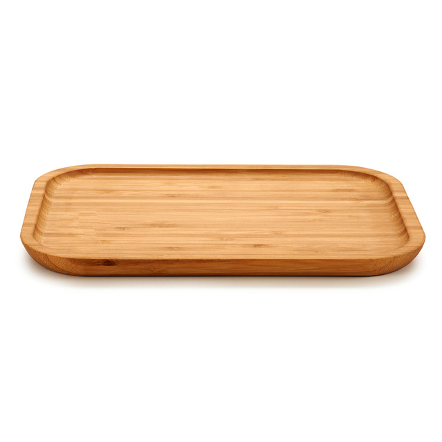 Blat de servire pentru gustari, dreptunghiular, bambus