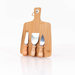 Tocator pentru branza + 3 cutite, set