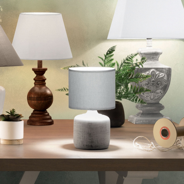 Lampa de masa din ceramica SALTA, Ø 15 cm