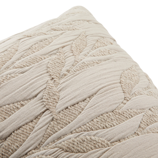 Pernă decorativă LETHO cu frunze, 38 × 58 cm