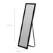 Oglindă dreptunghiulară în picioare, 126 cm