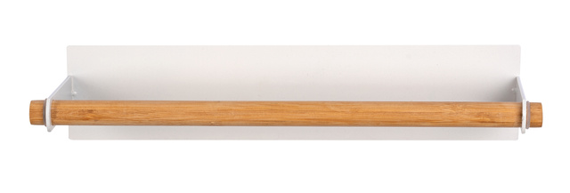 Suport magnetic pentru prosop de hartie MAGNA, bambus, 30 cm, WENKO