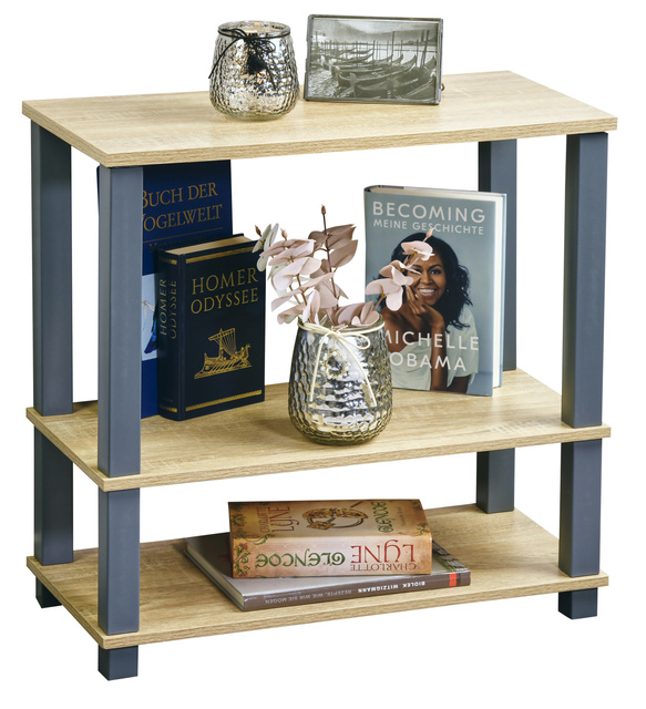 Raft depozitare, 3 polite, 60 x 58,5 cm