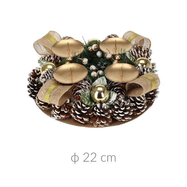 Sfeșnic Advent, coronita, Ø 22 cm