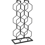 Raft metalic pentru 8 sticle de vin, inaltime 48 cm