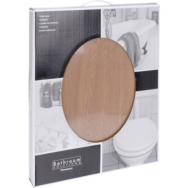 Capac pentru toaleta din MDF, model lemn