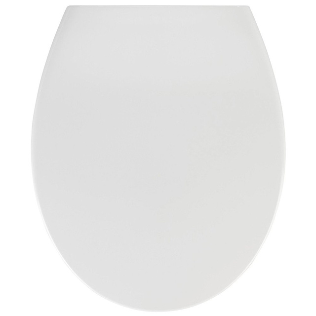 Capac de toaletă premium Samos WENKO, închidere silențioasă a capacului de toaletă Fixare Duroplast Fix-Clip