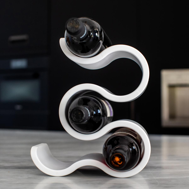 Suport pentru sticle BOA, KOZIOL, alb