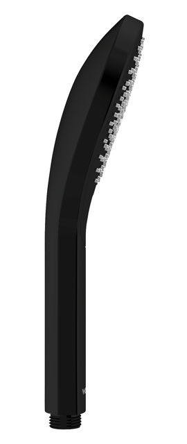 Cap de duș cu economie de apă, Ø 12 cm, negru mat, WENKO