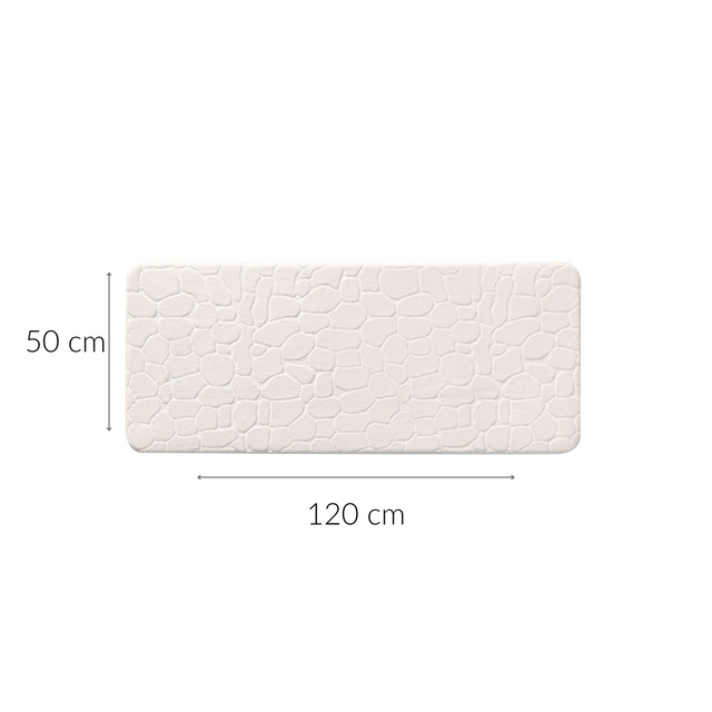 Covor de baie lung cu model embosat, 50 x 120 cm