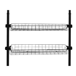Coș pentru dulap, HERKULES 2 piese, 83x38x8cm, WENKO