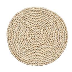 Individual de masă, rotund, împletit