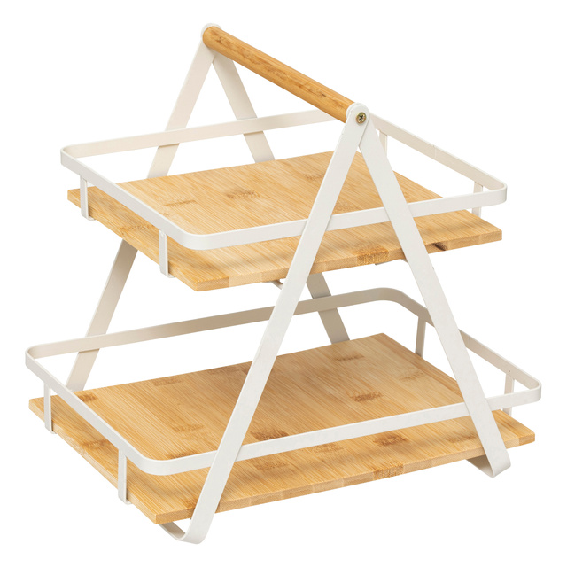 Raft pentru blat de bucătărie ORDERA, 2 niveluri, 30,5 x 22,5 x 29 cm